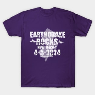 Earthquake Rocks New Jersey 2024 T-Shirt